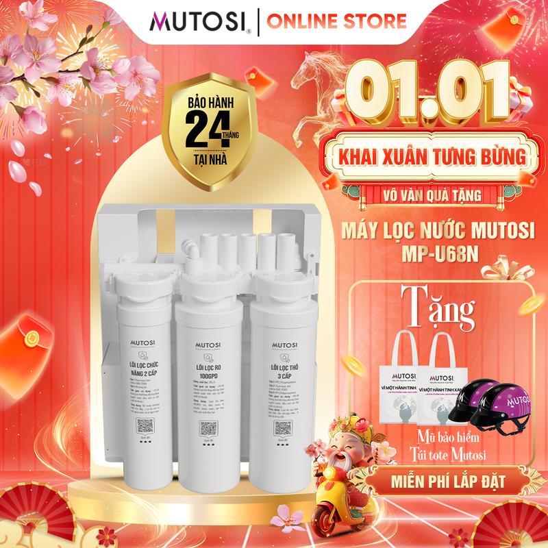 Máy Lọc Nước Tháo Lắp Nhanh Mutosi MP-U68N