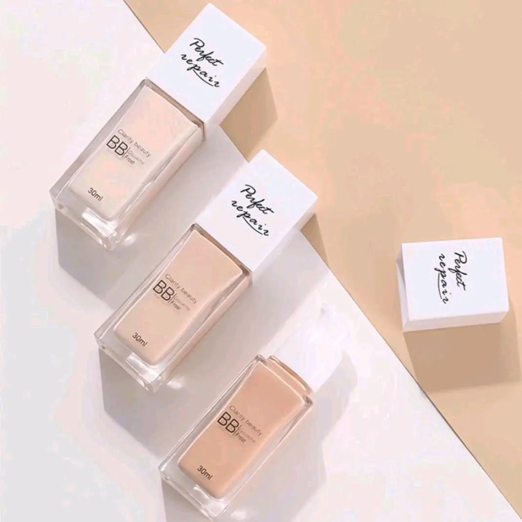 FOUNDATION BB CREAM NATURAL MAKE UP WATERPROOF LONG LASTING - 3/0/19