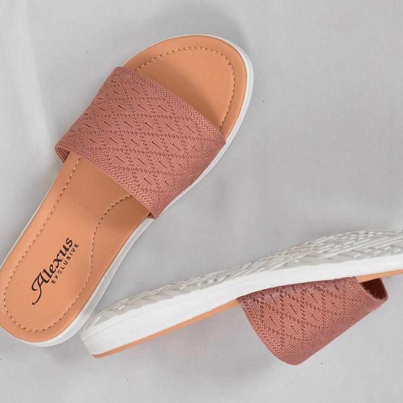 Sandal Selop rajut || Sandal wanita terbaru motif rajut Shoes Sendal 0
