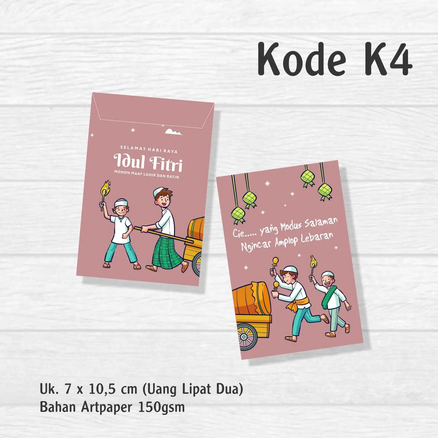 Amplop Lebaran Angpau THR Hari Raya Idul Fitri Terbaru Unik Lucu Kekinian Premium Kertas Tebal Murah