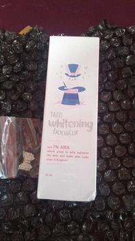 Product Review of SERUM TAZZI WHITENING BOOSTER 50 ML 7% AHA SUDAH BPOM & HALAL from r**3 0