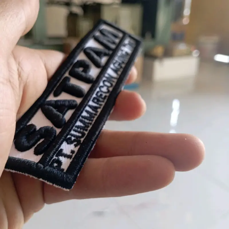 Papan Nama dan Satpam bordir timbul custom 4