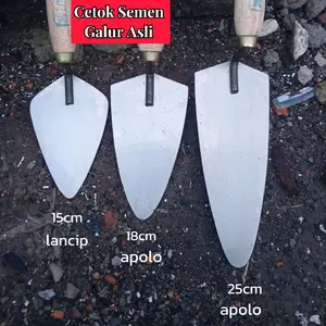 Paket Hemat 3 Pcs Cetok Semen Galur Ori Ukuran 15cm 18cm 25cm Keling 4 Paku Cincin Kuning Anti Lengket Kuat Awet