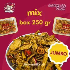 BOX CEMILAN MIX 250 GRAM NYEMIL SAJI