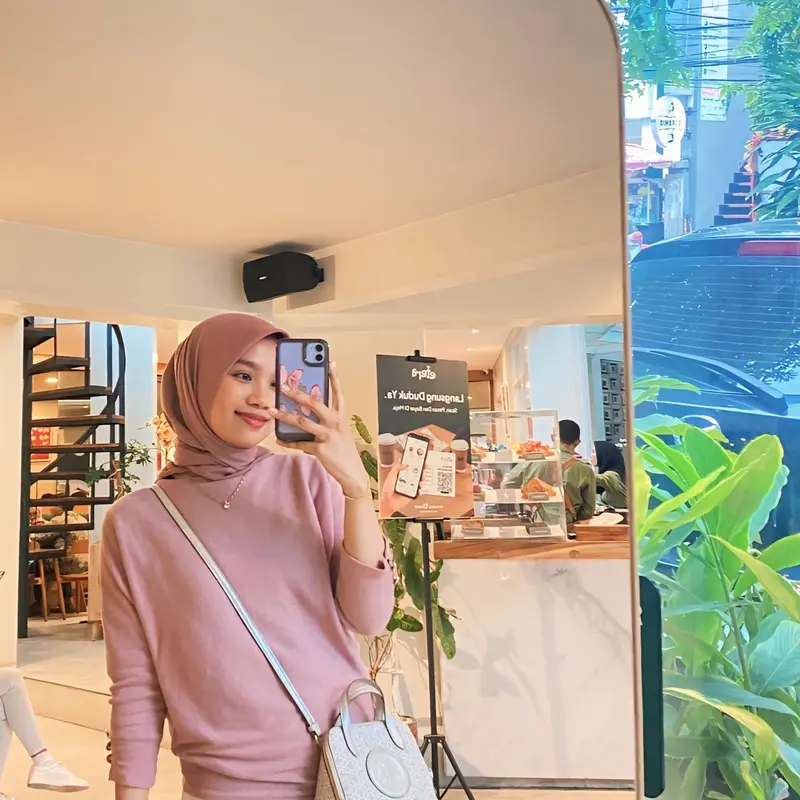 LAURA TOP KNITT BATWING ATASAN BLOUSE BY SHAFITRI 1