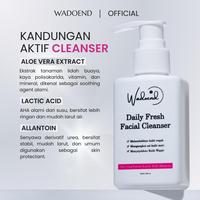 Gambar [ BUNDLING 5 IN 1 ] ︎︎WADOEND - Aha Bha Pha active Serum  Niacinamide +  Midnight Hydration Cream + Nourishing Day Cream + Hydrating Essence Toner + Daily Fresh Facial Cleanser -  Perawatan Wajah & Membersihkan Kotoran Mencerahkan Melembutkan Vitamin dari W a d o e n d Kota Administrasi Jakarta Utara 5 Tokopedia