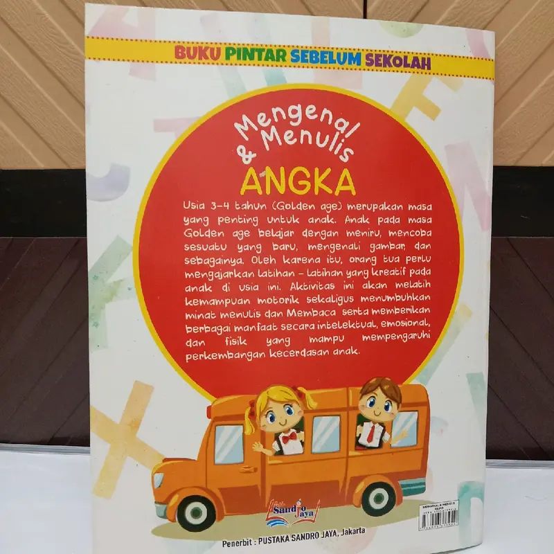 Buku Anak Tk Dan Paud Mengenal & Menulis Angka Full Colour Uk 26 x 19 Cm Kertas Hvs Bersih 32 Halaman Bergambar Panduan Orang Tua Dan Guru - Books 5