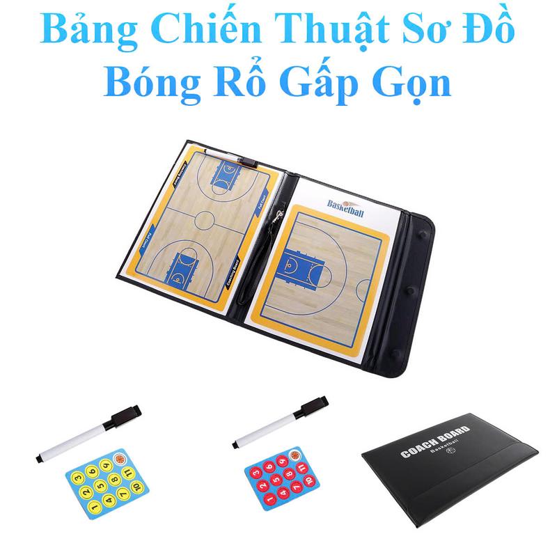 Bảng Chiến Thuật Sơ Đồ Bóng Rổ Gấp Gọn Chuyên Dụng