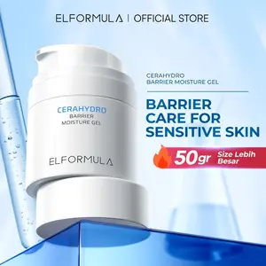 ELFORMULA CeraHydro Barrier Repair Moisture Gel - Moisturizer Pelembab Wajah Perawatan Skin Barrier untuk Wajah Berjerawat with CeraHydro + Plant Extract & Ceramide Hyaluronic