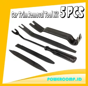 OTOHEROES 5PCS Auto Trim Removal Tool Kit No-Scratch Removal Tool Kit for Car Audio Dash Panel Window Molding Fastener Remover Tool Kit - INU43