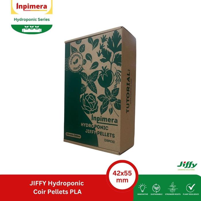 Gambar Inpimera Jiffy Pellets 42mm Pellets Media Tanam Hydroponik Alami Siap pakai dari Inpimera Kota Administrasi Jakarta Barat Tokopedia