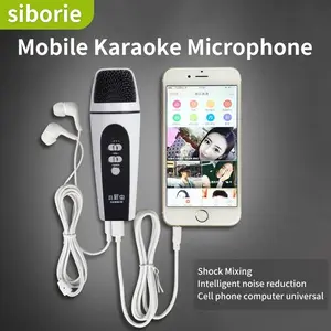 Mic - 919 mobile microphone for smartphone and pc android iphone