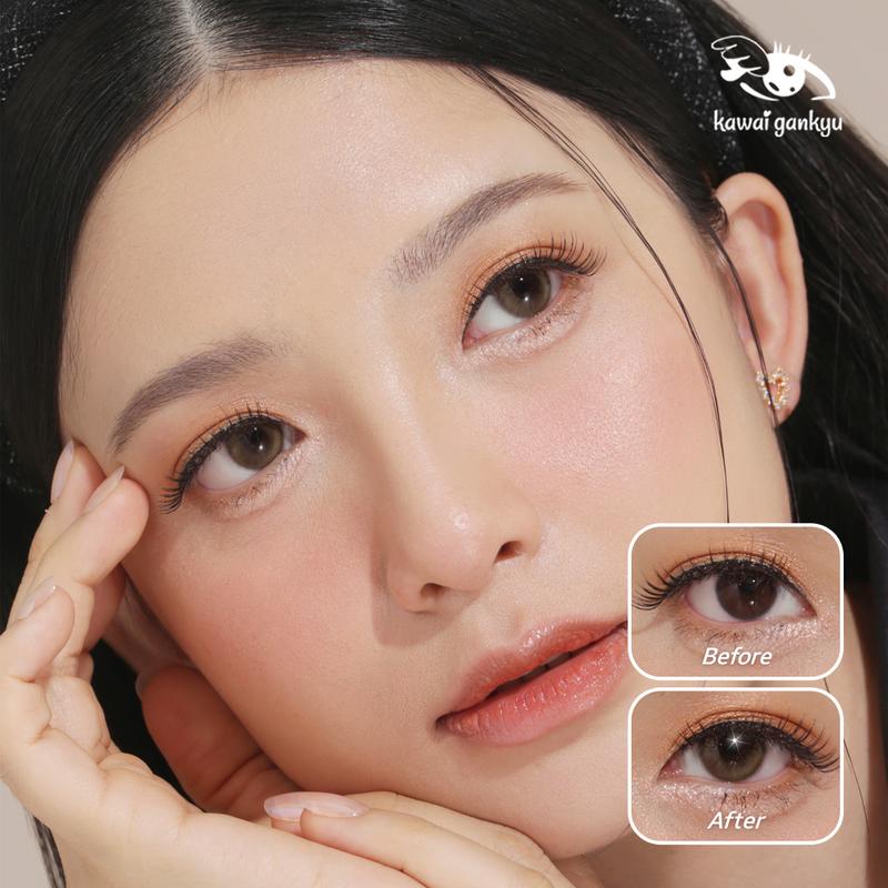 KawaiGankyu Softlens - Clearie Queen Golden Brown Contact Lens (1pc/SETENGAH PASANG) 6