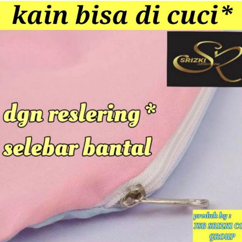bestseller bantal hamil katun dgn RESLETING / FREE TAS/ maternity pillow / kasur tidur hamil bisa cod bayar di tempat ukuran 120x75 cm pakai resleting dgn harga promo ada jual bantal uk JUMBO 150x75cm di link lainnya 3
