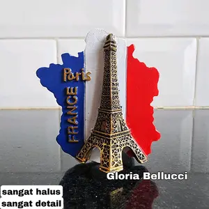 souvenir oleh oleh menara eiffel tower paris france tempelan kulkas magnet prancis