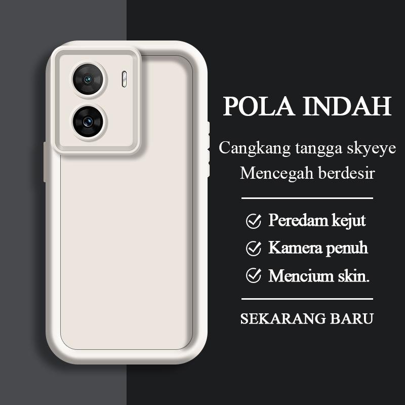 Casing hp iQOOZ7X(5G) Tahan jatuh Sangat tipis Warna solid Sederhana Baru laki-laki case 1