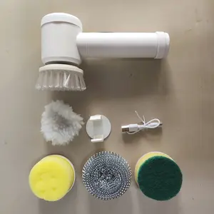 JMJ - Mesin Sikat Kamar Mandi Listrik Charger Cordless Magic Brush Sikat Wastafel Elektrik 5 in 1