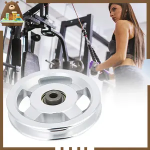 Roda Pulley Home Gym Diameter 88mm Roda Katrol Kabel Plastik Untuk Peralatan Gym