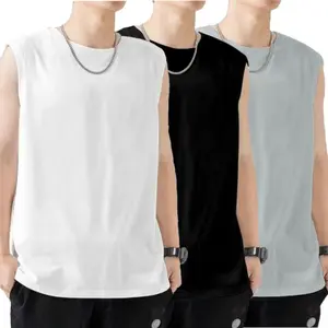 Promo Baju Kaos Singlet Polos 3PCS Pria Kaus Lekbong Laki Paketan 3 pcs Cowok Tanktop Murah