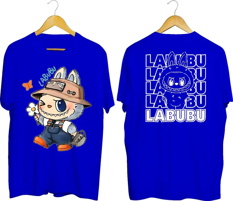 Kaos Atasan oblong cewe Lengan pendek Kaos oblong / Kaos Wanita Sablon Labubu / Kaos Oblong/ Baju Kaos Tshirt/ Tshirt wanita/ Tshirt cewek 4
