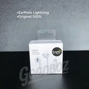 Earphone Headset EarPods with Lightning Connector Original 100%