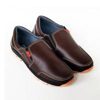 Gambar ZACK 39-43 Sepatu Slip On Kulit Asli Pria Casual Outdoor Kerja Kantor Anti Selip Cokelat Matte Elegan "Yaris 01" - COKLAT, 39 dari MZACK STORE OFFICIAL Kab. Mojokerto 3 Tokopedia