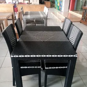 Meja makan kursi 4 #sintetis