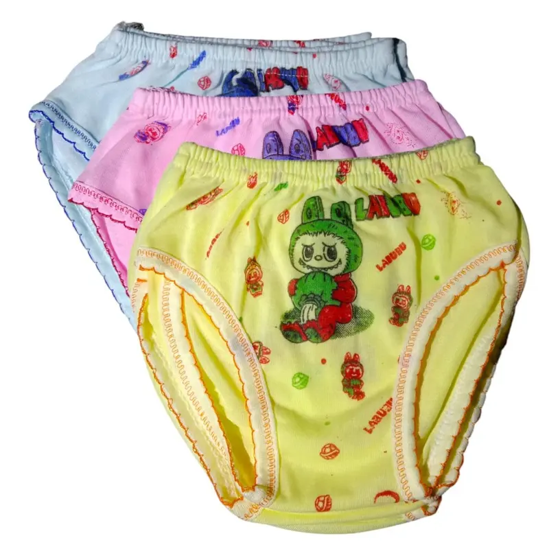 Promo CD Labubu isi 12 pcs Celana Dalam Anak Perempuan Usia 2-8 Tahun Cd Daleman Anak Cewek Motif Lucu 6