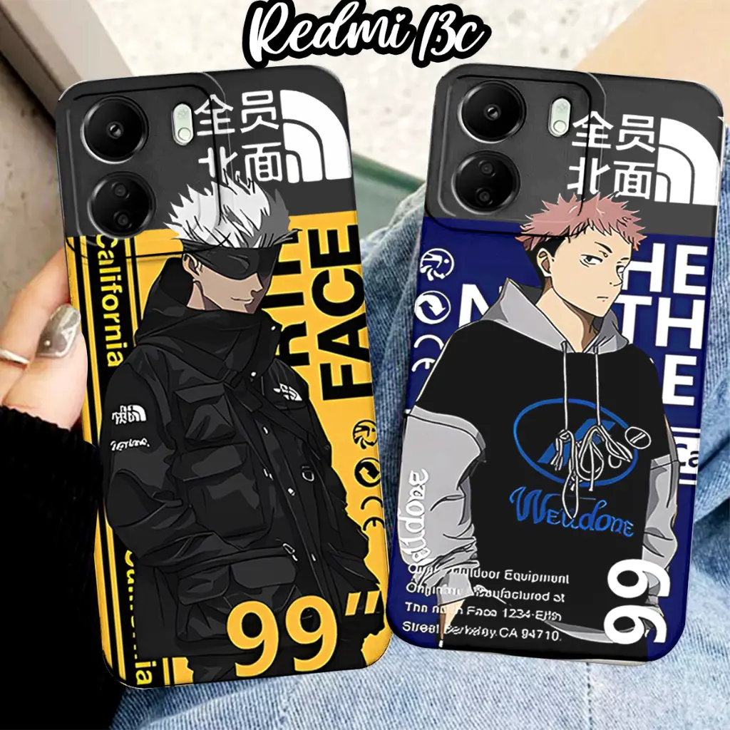 Softcase REDMI 13C/POCO C65 Motif Anime Kartun ujutsu Kaisen Kece Trendly - Case Terbaru - Case Redmi 13c - Case Redmi - Case cowo - case cewe - Case kece - case viral - case Hp - case Anime Hardcase