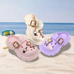 Sandal Slop Anak Perempuan Sandal Anomali Baru Tung-tung Sahur Bahan EVA Berkualitas Sandal Wedges Anti Slip & Nyaman 2501K