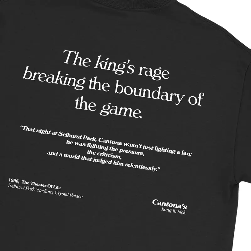 Campeones - Tshirt - Football Eric Cantona Kung-fu Kick Series Kaos Sablon 5