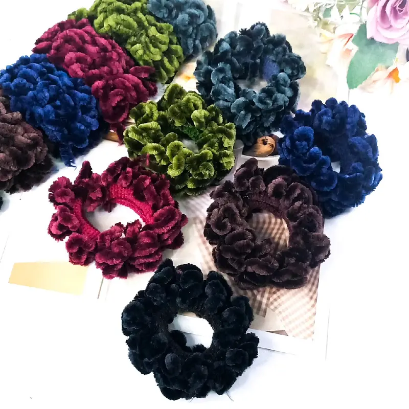 Ikat Rambut Donat Ubur Warna Isi 12pcs Grosir 0