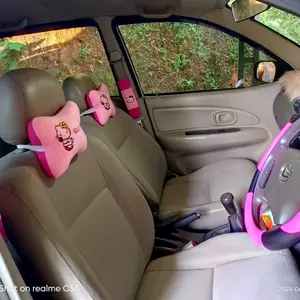 7 IN 1 Paket Bantal Mobil dan bantal leher - Bantal sandar Mobil set murah - bantal mobil 6in1 boneka lucu car