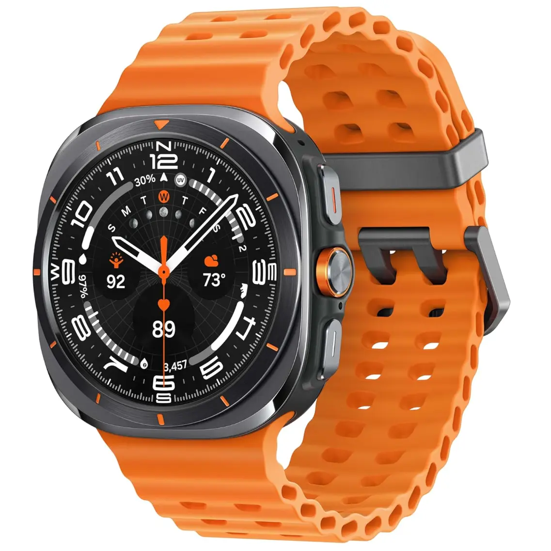 Basaus Watch Ultra, 47mm,samrt watch IP68 waterproof, dual strap, ultra long battery life, heart rate, AAC sos, high resolution, precise compass......