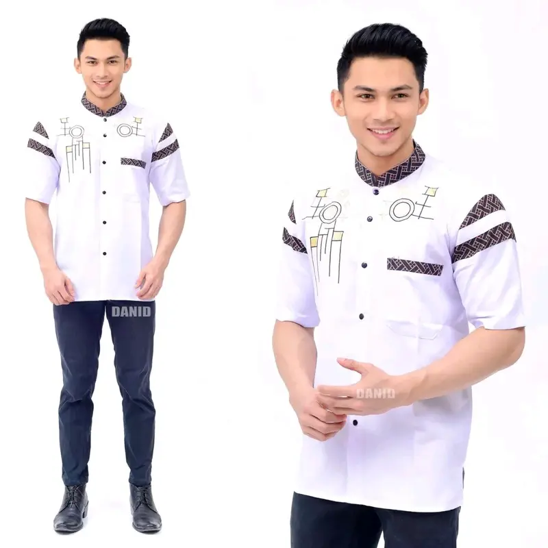 Baju Koko Jumbo Pria Lengan Pendek XXL XXXL 4XL 5XL 6XL 7XL 4
