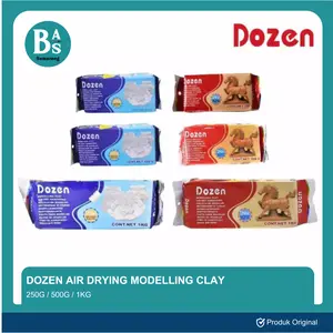 Dozen Air Drying Modelling Clay 250gr/500gr/1kg - BAS Semarang