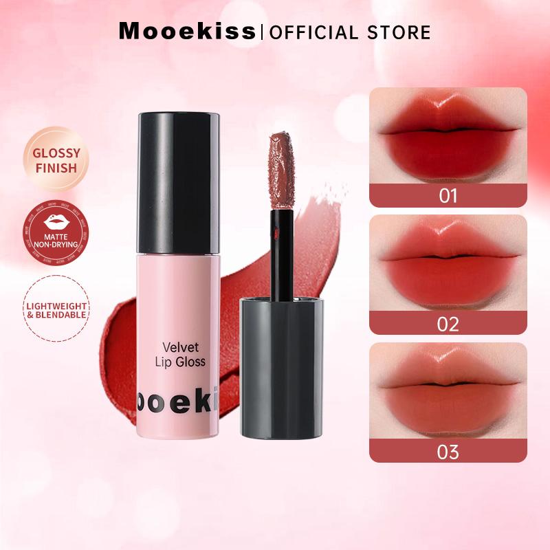 (COD) Mooekiss son môi nhung, chất matte, tôn da, nhẹ nhàng dễ dùng 1.2g/1g
