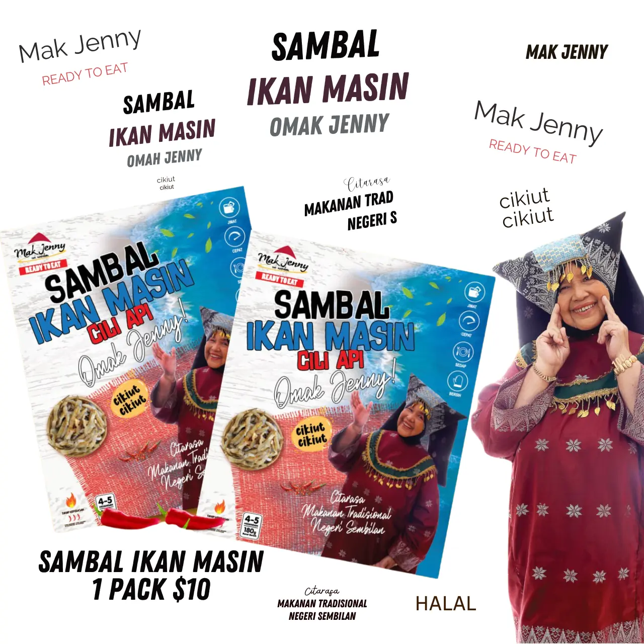 Sambal Ikan Masin Omak Jenny