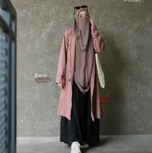 Blazer Voola by khumairabsyari | blazer syari musim panas dingin nyaman murah terlaris Outer Panjang Jaket