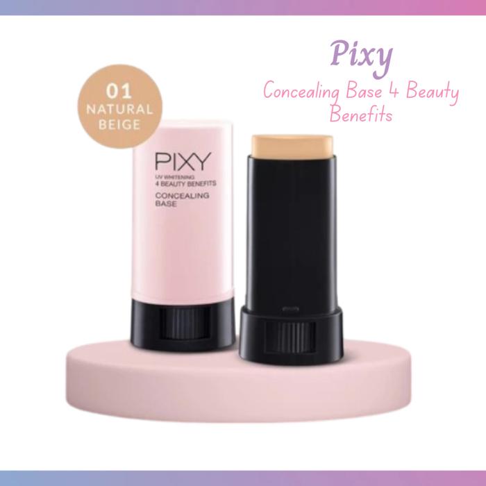 Gambar Pixy Concealing Base 4 Beauty Benefits 9g/Alas Bedak - Base 01 Natural Beig, Pixy Concealing dari Kios Branded_NEW Kota Administrasi Jakarta Barat Tokopedia