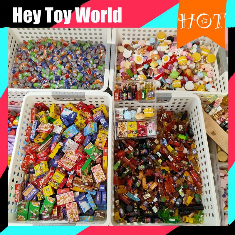 【Đồ chơi nhựa mini hỗn hợp ngẫu nhiên】 300ml/500ml/1000ml diy Toy 0