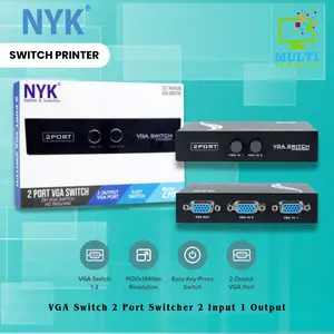 VGA Switch 2 Port VGA SWITCH 2 PORT / SWITCHER VGA (2 INPUT 1 OUTPUT)