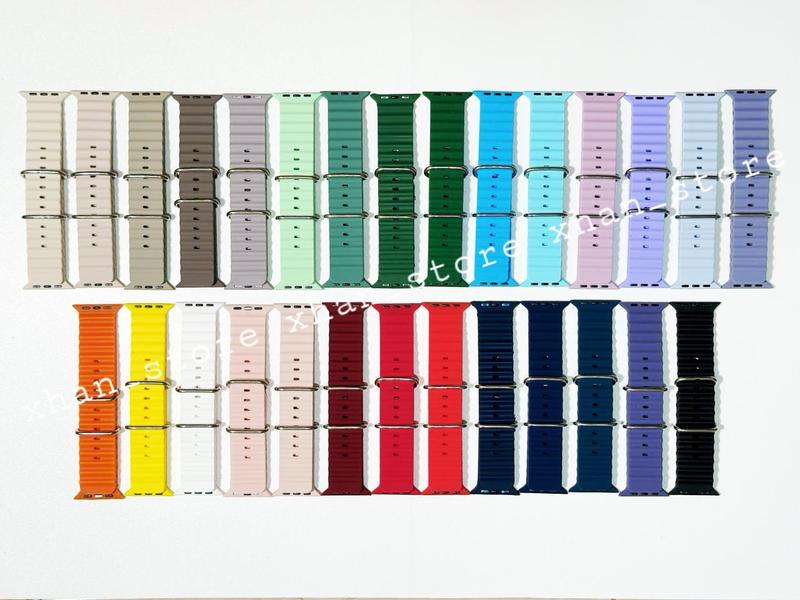 Strap Ocean untuk Watch IWO HW 49 45 44 42mm Tali Jam Tangan Ocean Band Single Silicon Premium 0