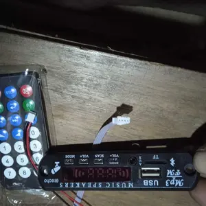 Modul Mp3 Bluetooth plus FM radio / Kit Modul Mp3 BT kit Mp3 pemutar lagu USB Player Bluetooth