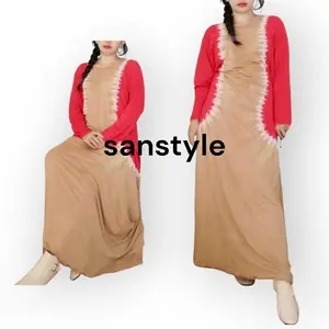 SANSTYLE Gamis Turkey Jersey Cocok digunakan Disemua Acara