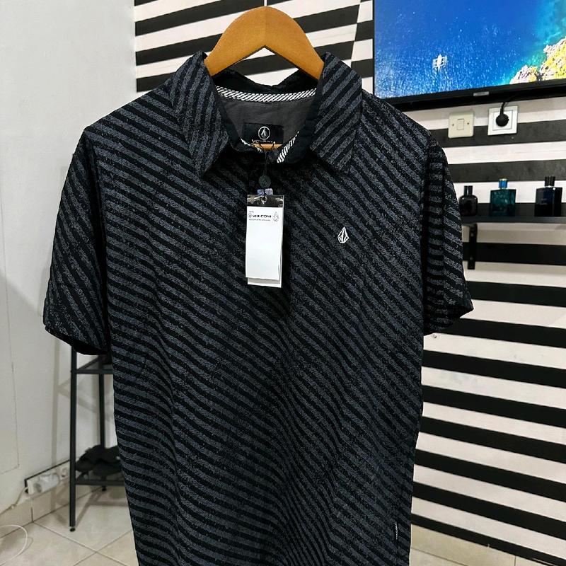 KAOS POLO Vl  05 Hitam Katun ( FIT ASIA) 0