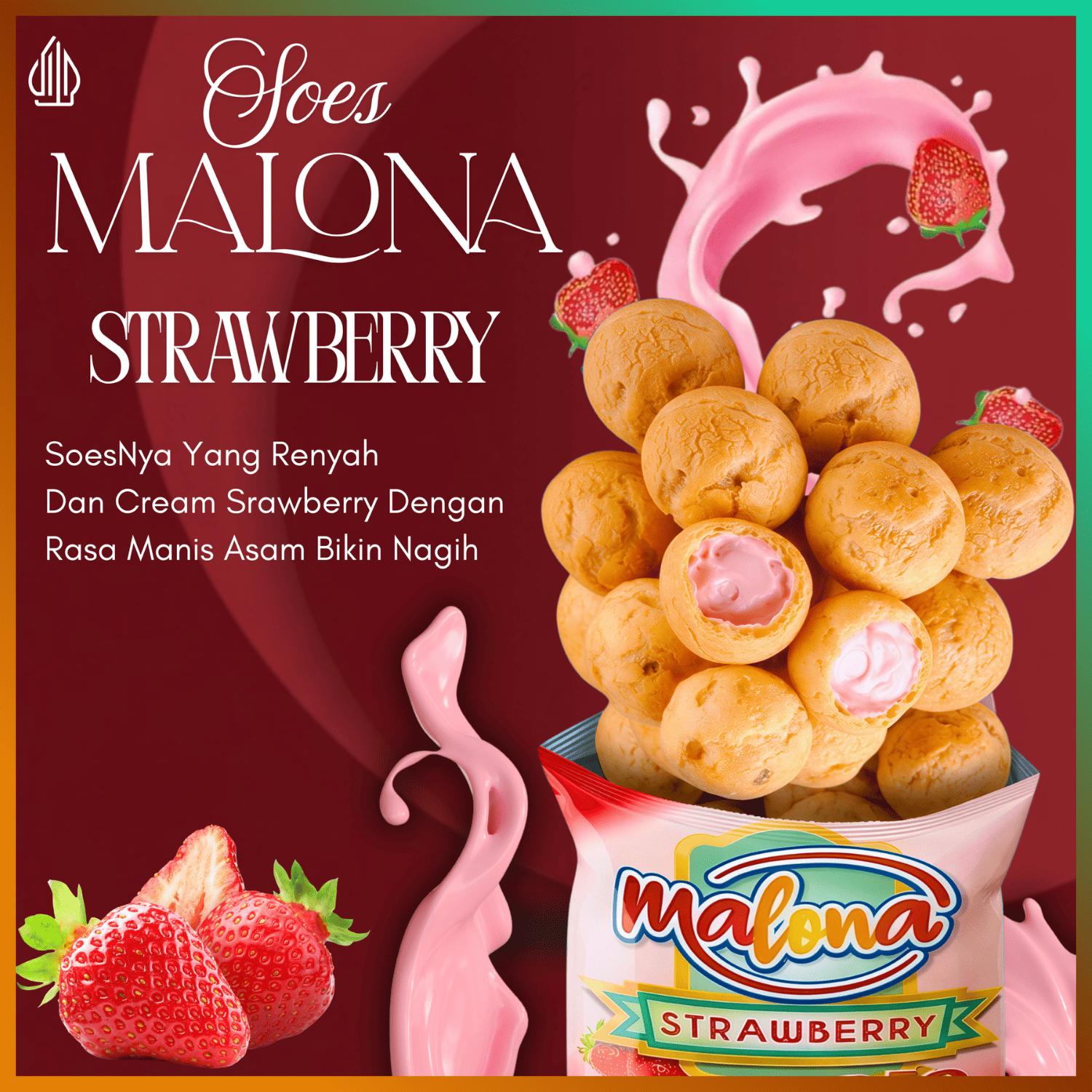MALONA COD Halal Soes Coklat Cokelat/strawberry Mix Rasa 1kg Kue Sus Kering Isi Soes Coklat Lumer Cemilan Keluarga Cocok Dewasa Anak Manis Chocolate Food Makanan Snack