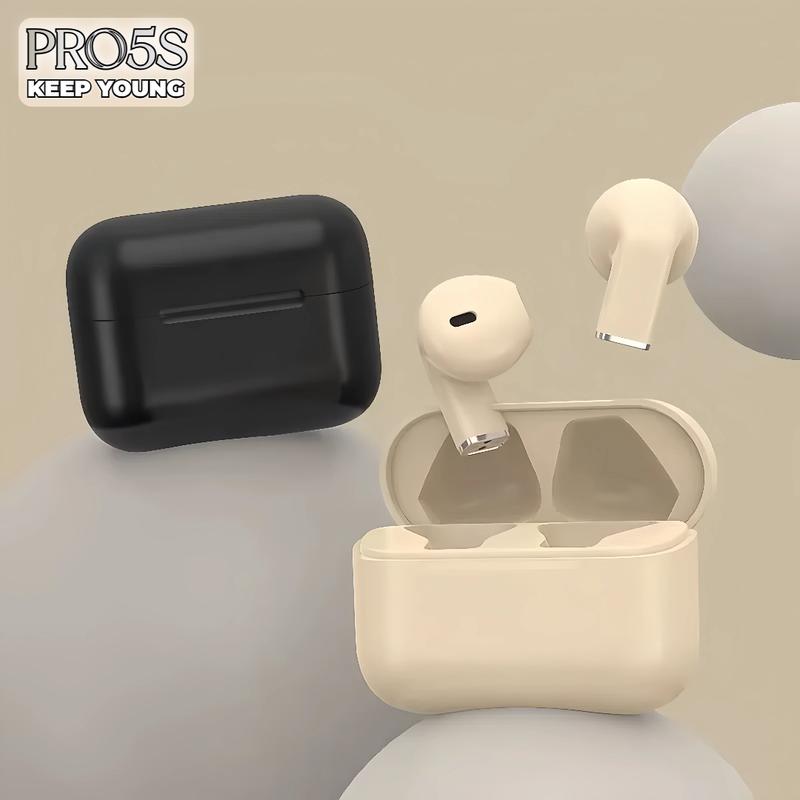 KEEP YOUNG Tai nghe PRO5S 2 Quà tặng miễn phí 1 Nhãn dán hoạt hình+1 Bao tay chơi game Âm thanh nổi mức HiFi Micrô tích hợp Chống nước iPX5 Điều khiển cảm ứng Khử tiếng ồn cho iPhone và Andriod