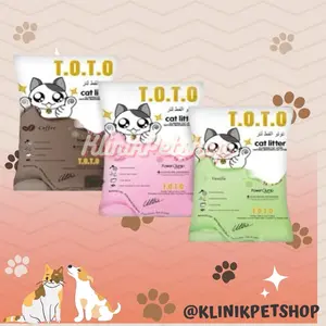 PASIR TOTO 10L PASIR KUCING GUMPAL WANGI