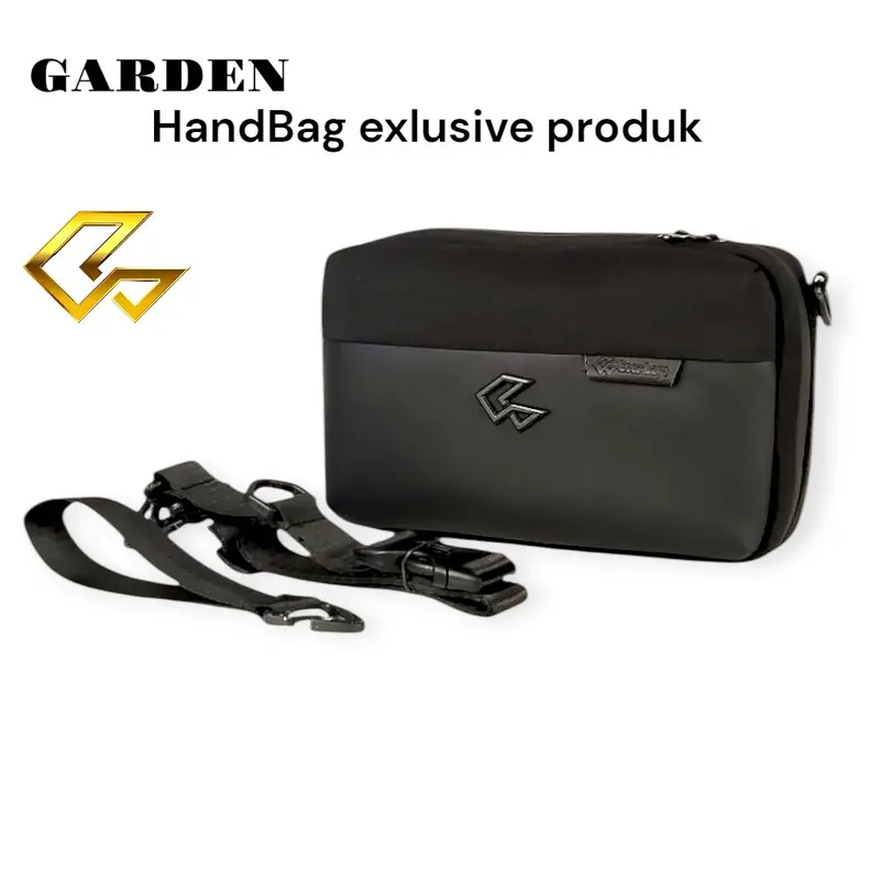 Tas murah Berkualitas GOEZ BAG- Handbag Pria GARDEN Exclusive Sling Bag ,Tas slempang Waterproof  Waistbag Clutch Bag Anti Air Anti Bara Api Tas cowok weatherproof Minimalist 0